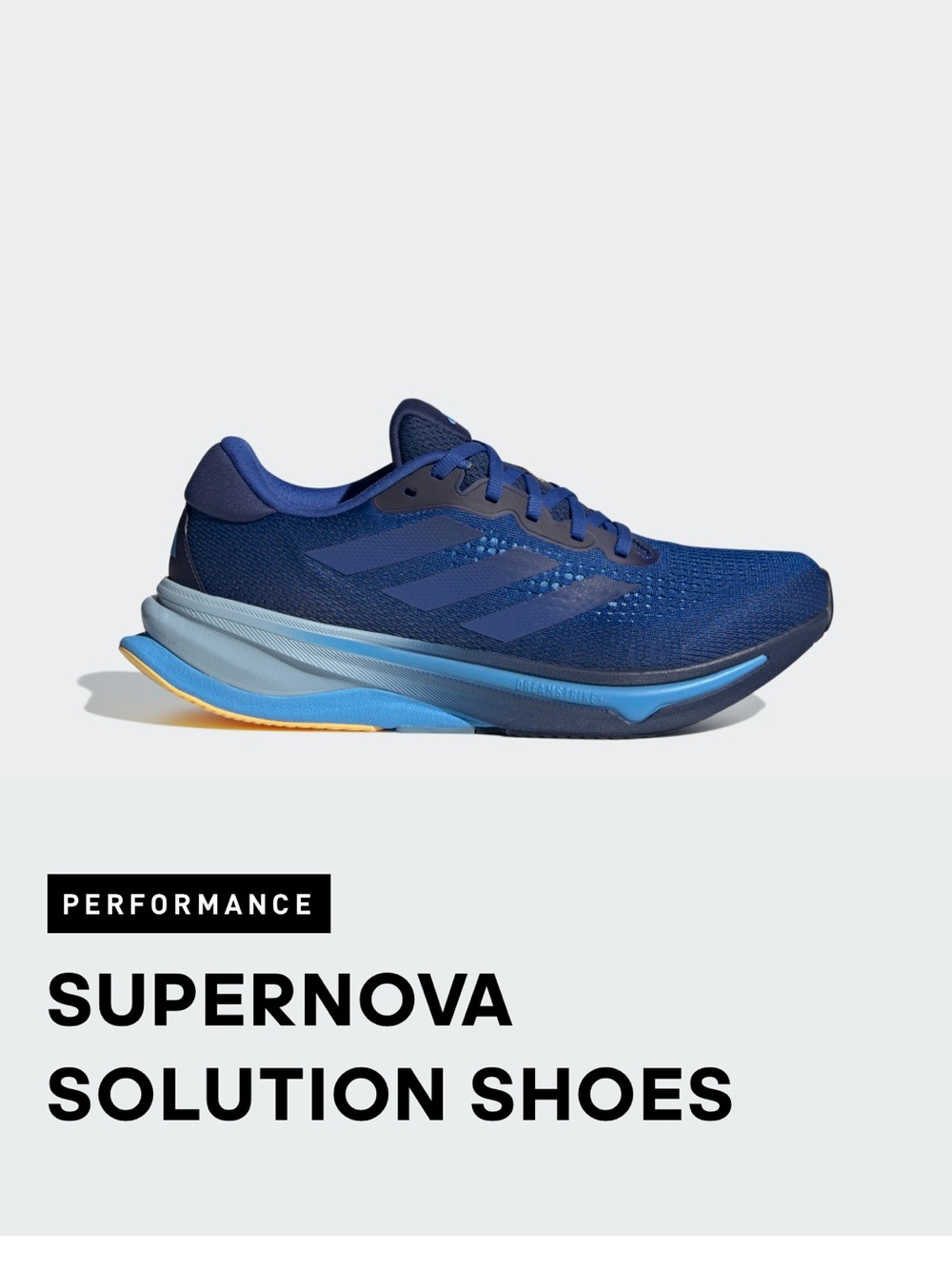 Adidas Supernova Blue and Light Blue Running Shoes